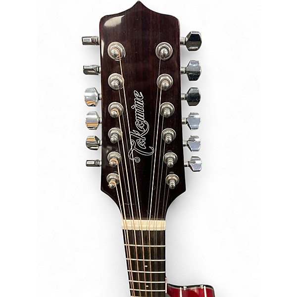 Used Takamine GD30CE-12 RED 12 String Acoustic Electric Guitar