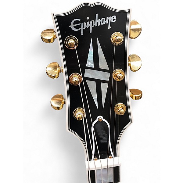 Used Epiphone ES335 1959 White Hollow Body Electric Guitar