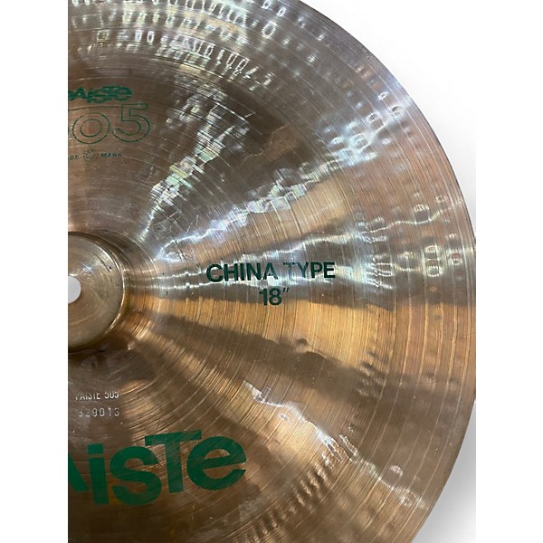 Used Paiste 18in 505 Cymbal