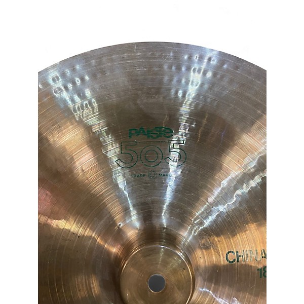 Used Paiste 18in 505 Cymbal