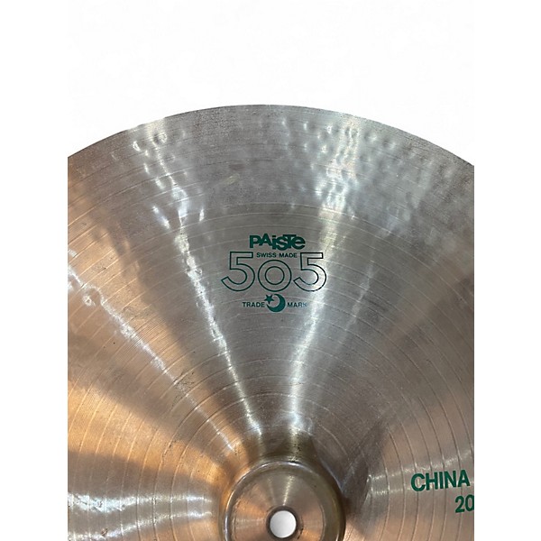 Used Paiste 20in 505 Cymbal