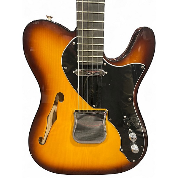 Used Fender Suona Telecaster Thinline Violin burst Solid Body Electric Guitar