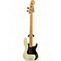 Used Fender Standard Precision Bass Olympic White Electric Bass Guitar thumbnail