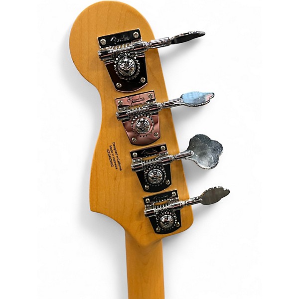 Used Fender Standard Precision Bass Olympic White Electric Bass Guitar