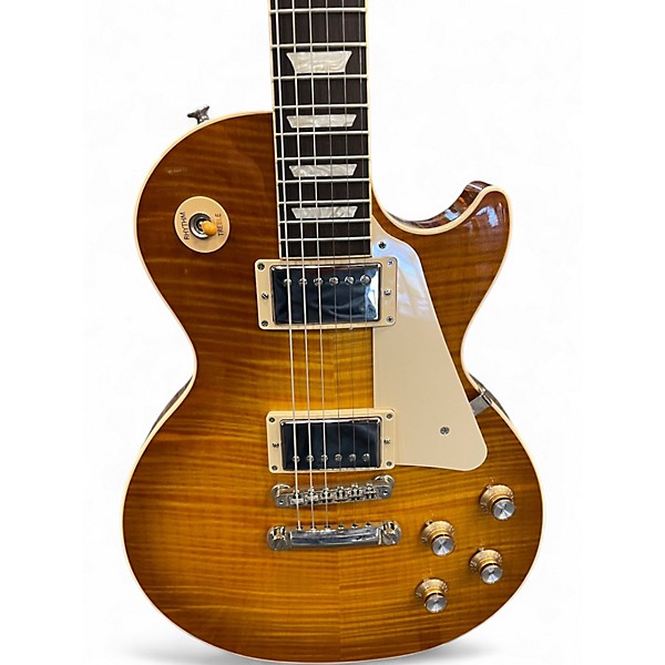 Used Gibson Les Paul Standard 1960S Neck 2 Color Sunburst Solid Body Electric Guitar