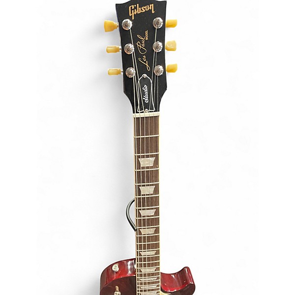 Used Gibson Les Paul Studio Cherry Solid Body Electric Guitar
