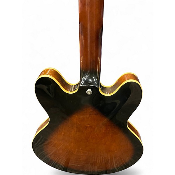 Used Epiphone Dot 2 Tone Sunburst Hollow Body Electric Guitar