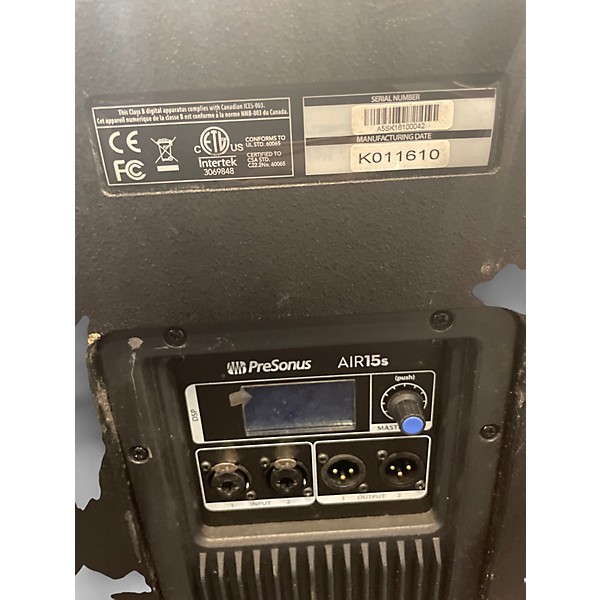 Used PreSonus AIR15s Powered Subwoofer