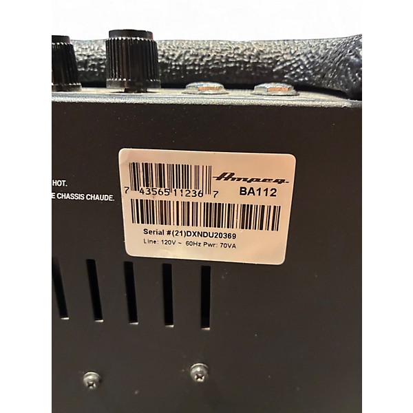 Used Ampeg BA112 50W 1x12 Bass Combo Amp