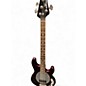 Used Ernie Ball Music Man Stingray SUB Bass TEXTURED RED Electric Bass Guitar thumbnail