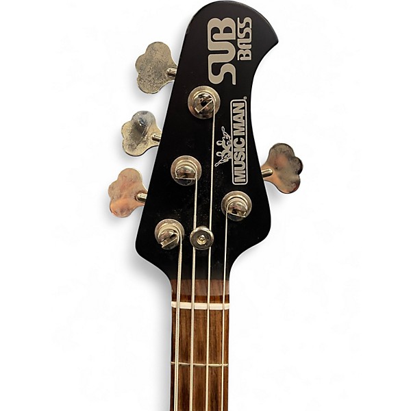 Used Ernie Ball Music Man Stingray SUB Bass TEXTURED RED Electric Bass Guitar
