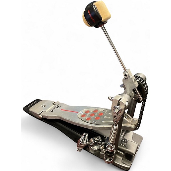 Used Pearl Red Line Single Bass Drum Pedal Single Bass Drum Pedal