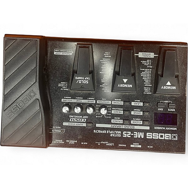 Used BOSS ME25 Guitar Multi Effect Processor