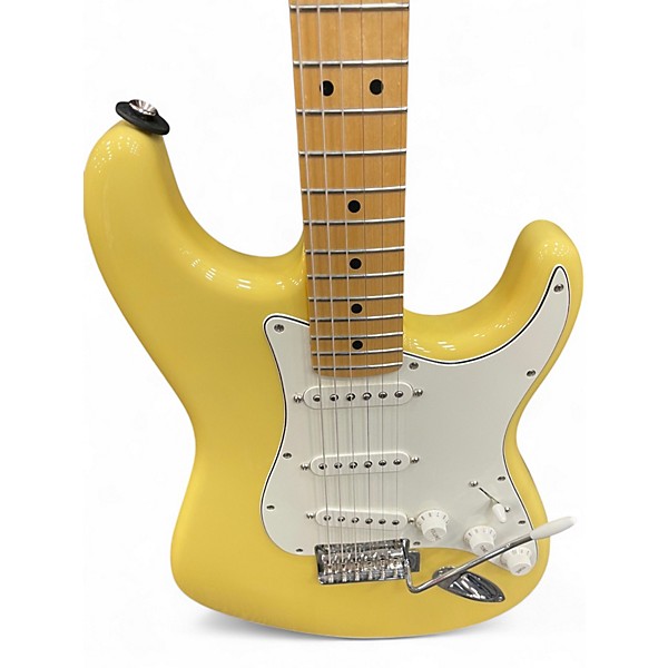 Used Fender Player Stratocaster Yellow Solid Body Electric Guitar