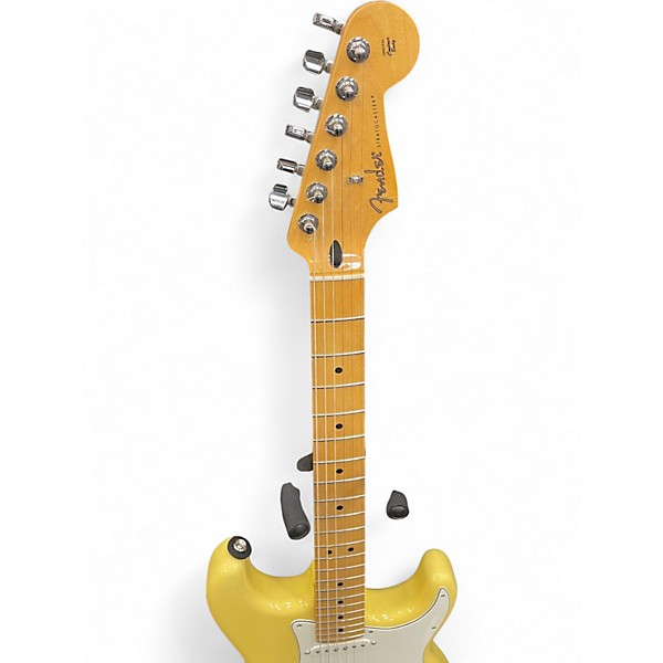 Used Fender Player Stratocaster Yellow Solid Body Electric Guitar