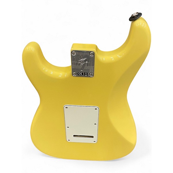 Used Fender Player Stratocaster Yellow Solid Body Electric Guitar