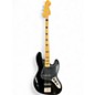 Used Squier Classic Vibe 70s Jazz Bass Black Electric Bass Guitar thumbnail