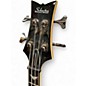 Used Schecter Guitar Research Stiletto Extreme 4 String Trans Black Electric Bass Guitar