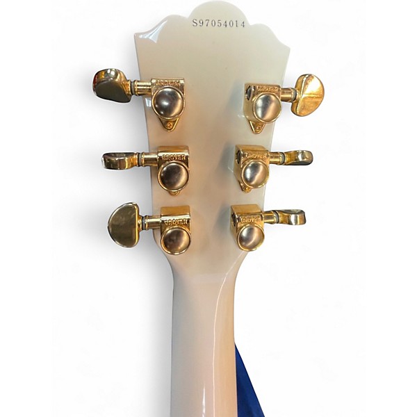 Vintage 1979 Gretsch Guitars White Falcon 7595 White Hollow Body Electric Guitar