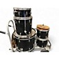 Used Ludwig 5 Piece Accent Black Drum Kit