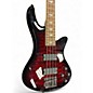 Used Schecter Guitar Research Stiletto Extreme 4 String Dark Cherry Burst Electric Bass Guitar