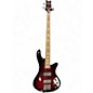 Used Schecter Guitar Research Stiletto Extreme 4 String Dark Cherry Burst Electric Bass Guitar