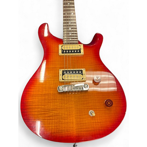 Used PRS SE Custom 22 Cherry Sunburst Solid Body Electric Guitar