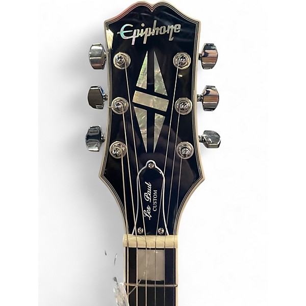 Used Epiphone Adam Jones Signature Art Les Paul Custopm Silver Burst Solid Body Electric Guitar