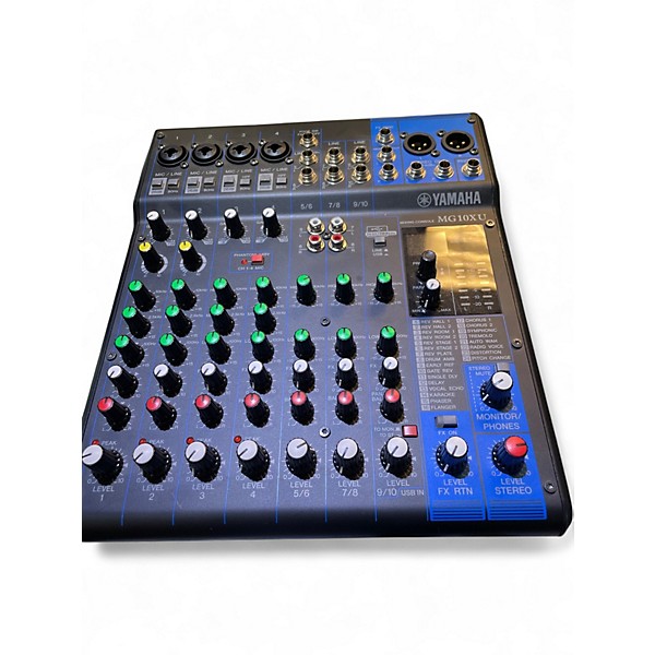 Used Yamaha MG10XU 10 Channel Mixer with Effects Unpowered Mixer