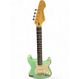 Used Vintage Icon Series v6 Mint Green Solid Body Electric Guitar