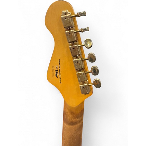 Used Vintage Icon Series v6 Mint Green Solid Body Electric Guitar