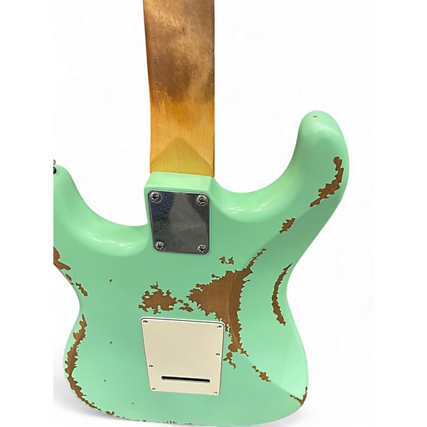 Used Vintage Icon Series v6 Mint Green Solid Body Electric Guitar