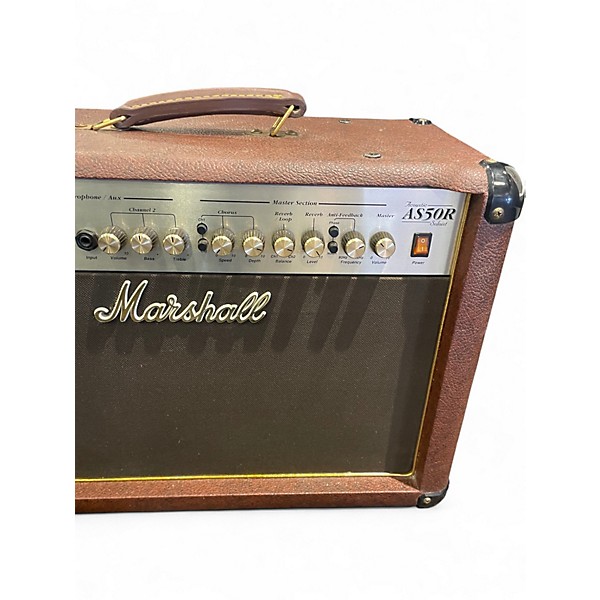 Used Marshall AS50R 50W 2X8 Acoustic Guitar Combo Amp