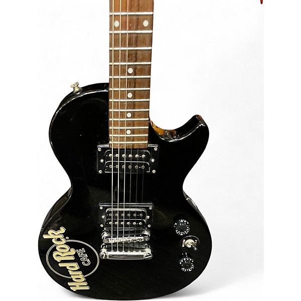 Used Epiphone LES PAUL SPECIAL HARD ROCK CAFE Black Solid Body Electric Guitar