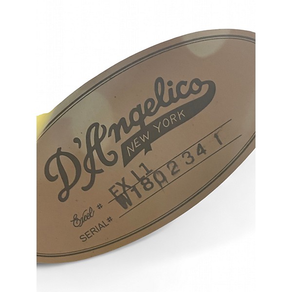 Used D'Angelico EXL-1 EXCEL Amber Hollow Body Electric Guitar