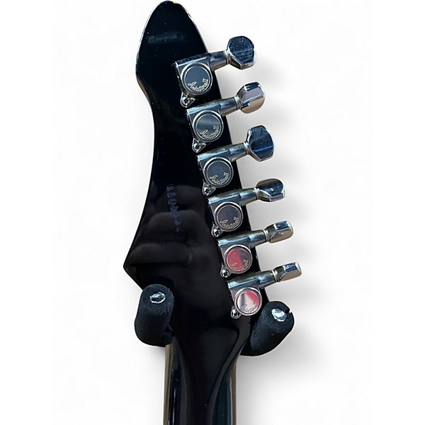 Used Aria PRO II CUSTOM X Black Solid Body Electric Guitar