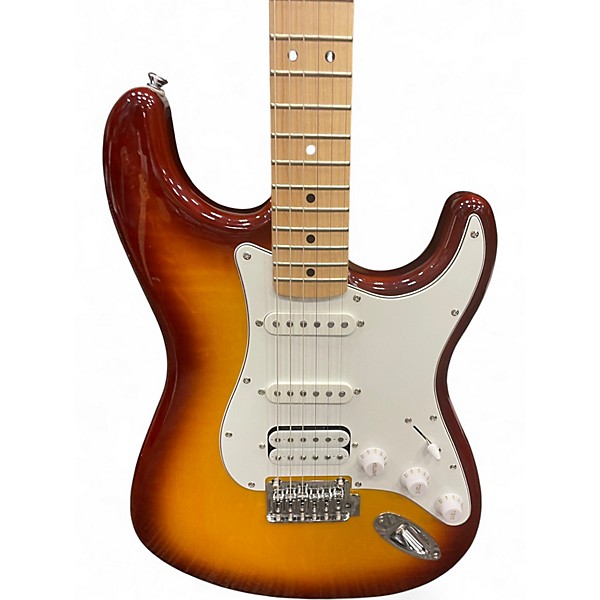 Used Squier Stratocaster HSS BURST Solid Body Electric Guitar