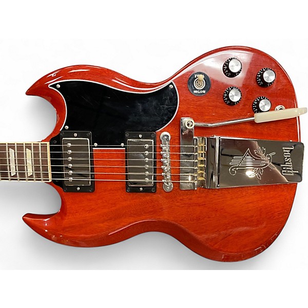 Used 2019 Gibson SG Custom Maestro Reissue Faded Cherry Solid Body Electric Guitar