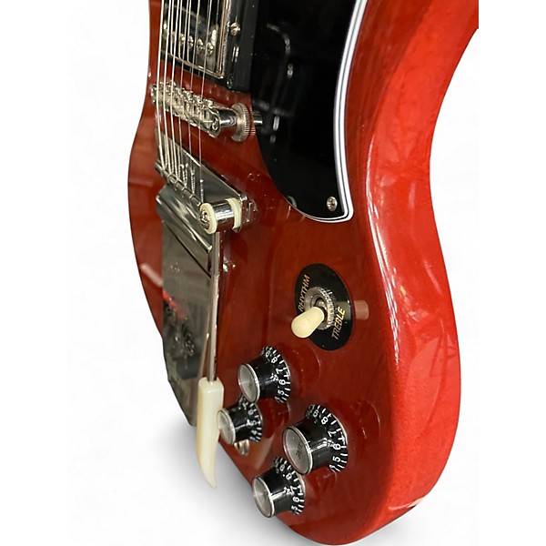 Used 2019 Gibson SG Custom Maestro Reissue Faded Cherry Solid Body Electric Guitar