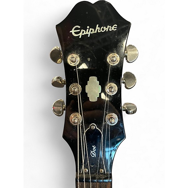 Used Epiphone Dot Black Hollow Body Electric Guitar