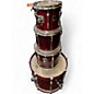 Used Yamaha 4 Piece Stage Custom Wine Red Drum Kit