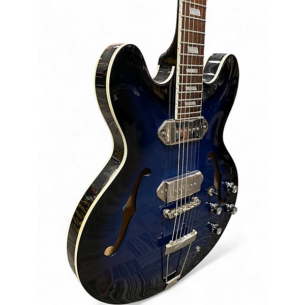 Used Epiphone Casino Gary Clark Jr. Blak and Blu Hollow Body Electric Guitar