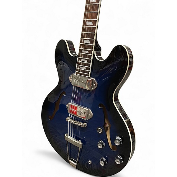 Used Epiphone Casino Gary Clark Jr. Blak and Blu Hollow Body Electric Guitar