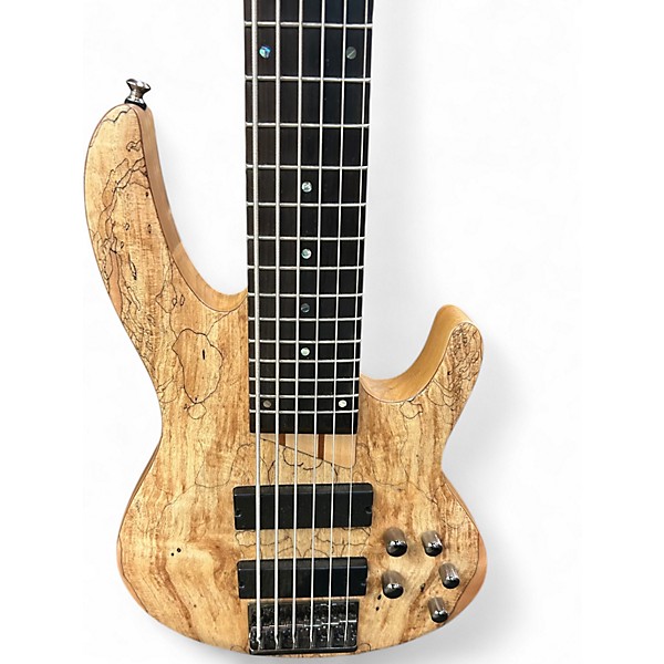 Used ESP LTD B206SM 6 String Natural Electric Bass Guitar