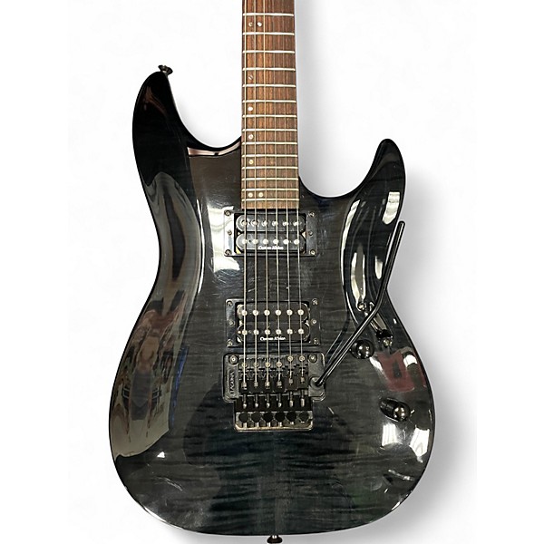 Used 2007 Laguna LE524 Trans Black Solid Body Electric Guitar