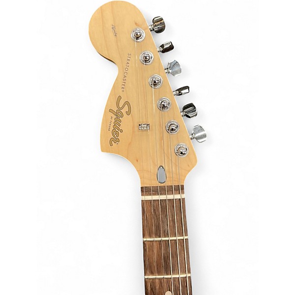 Used Squier Affinity Stratocaster Left Handed 2 Tone Sunburst Electric Guitar