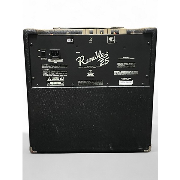 Used Fender Rumble 25 25W 1x8 Bass Combo Amp