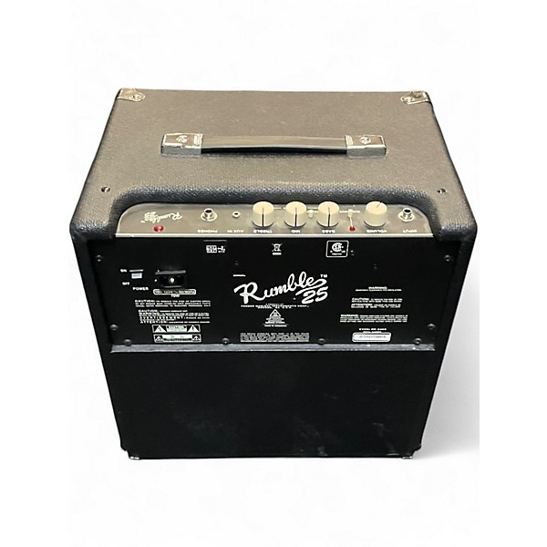 Used Fender Rumble 25 25W 1x8 Bass Combo Amp