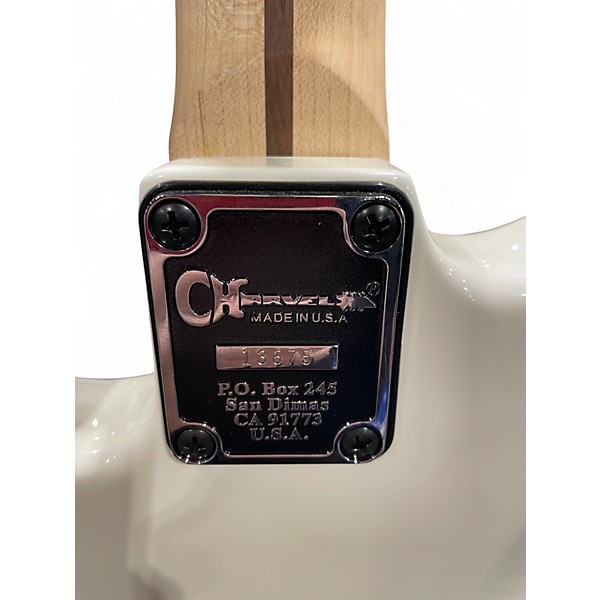 Used Charvel Jake E Lee Signature White Solid Body Electric Guitar