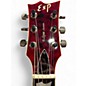 Used ESP ECLIPSE CUSTOM QUILTED RED Solid Body Electric Guitar